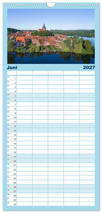 Norddeutschland aus der Luft (CALVENDO Familienplaner 2027)