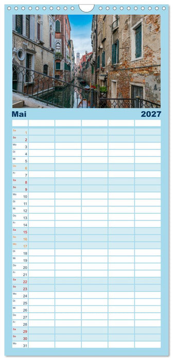 Venedig. Lagunenstadt in Italien (CALVENDO Familienplaner 2027)