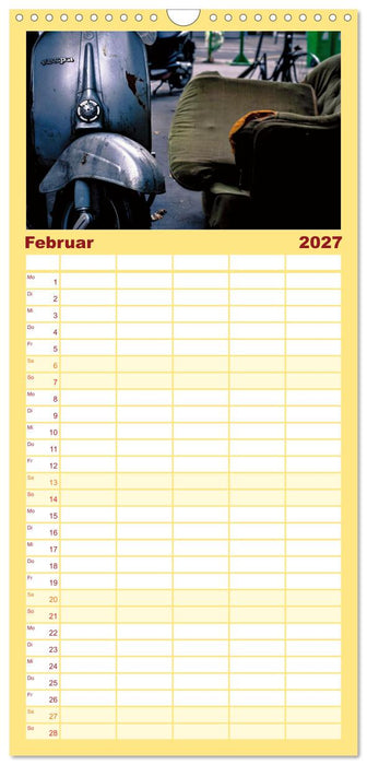 Vespa Liebe (CALVENDO Familienplaner 2027)