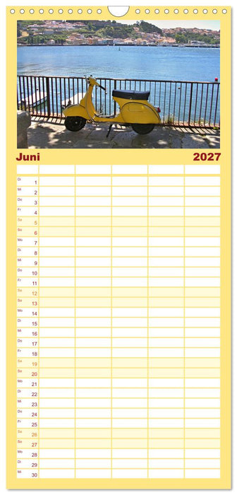 Vespa Liebe (CALVENDO Familienplaner 2027)