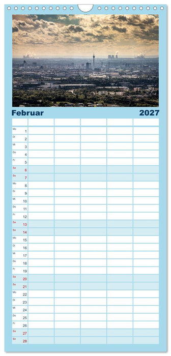 Up in the Air 2027 (CALVENDO Familienplaner 2027)