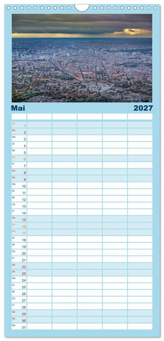 Up in the Air 2027 (CALVENDO Familienplaner 2027)