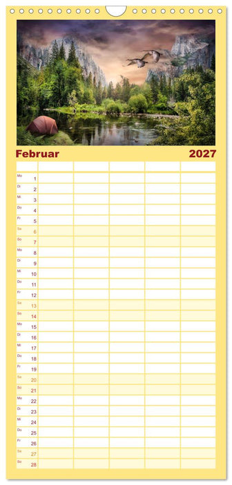 Kurze Auszeit (CALVENDO Familienplaner 2027)