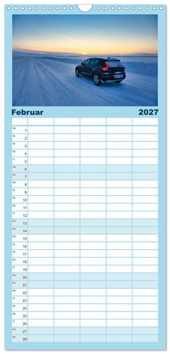 Lulea - Wintertraum in Schwedisch Lappland (CALVENDO Familienplaner 2027)