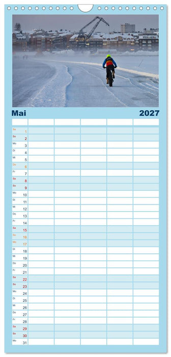 Lulea - Wintertraum in Schwedisch Lappland (CALVENDO Familienplaner 2027)