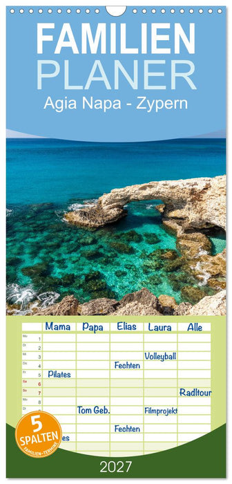 Agia Napa - Zypern (CALVENDO Familienplaner 2027)