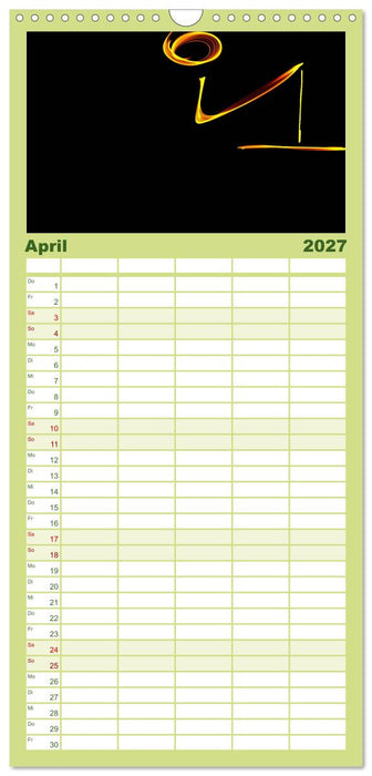 Minimalistisch (CALVENDO Familienplaner 2027)