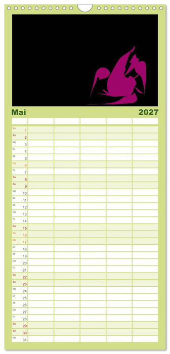 Minimalistisch (CALVENDO Familienplaner 2027)
