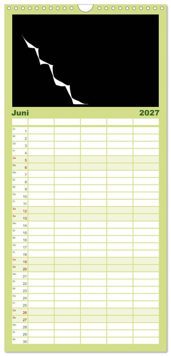 Minimalistisch (CALVENDO Familienplaner 2027)