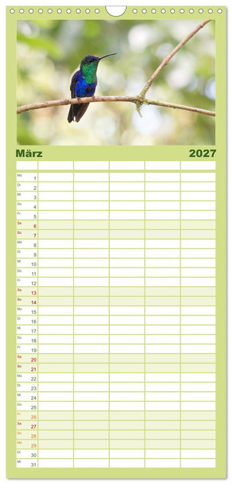 Costa Rica - Tropische Tierwelt (CALVENDO Familienplaner 2027)