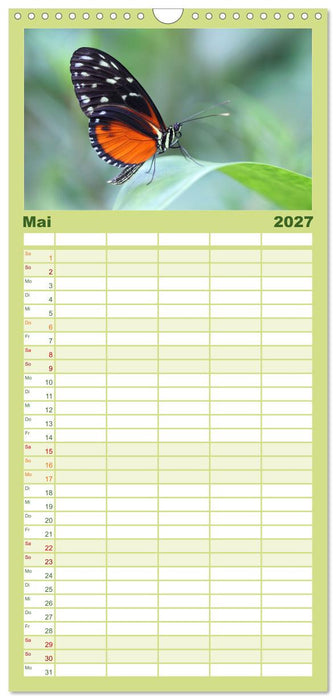 Costa Rica - Tropische Tierwelt (CALVENDO Familienplaner 2027)