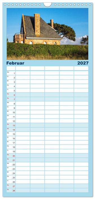 Unterwegs in der Bretagne (CALVENDO Familienplaner 2027)