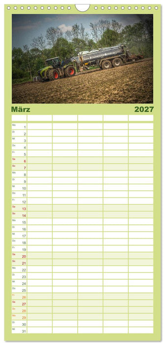 Landwirtschaft im Weserbergland (CALVENDO Familienplaner 2027)