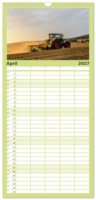 Landwirtschaft im Weserbergland (CALVENDO Familienplaner 2027)