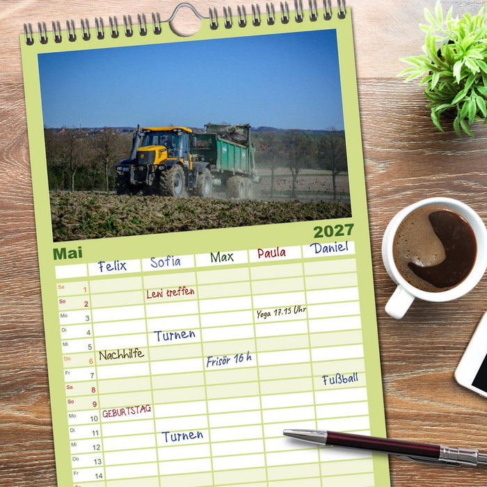 Landwirtschaft im Weserbergland (CALVENDO Familienplaner 2027)