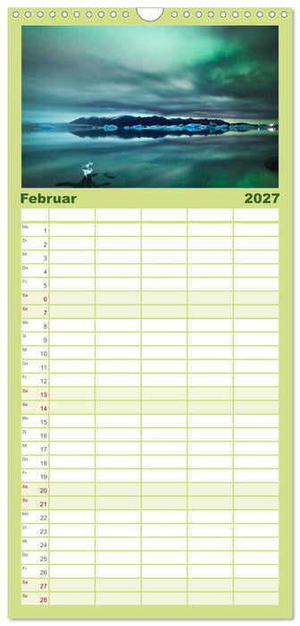 Magische Natur - Unsere schöne Welt (CALVENDO Familienplaner 2027)