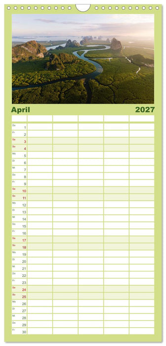 Magische Natur - Unsere schöne Welt (CALVENDO Familienplaner 2027)