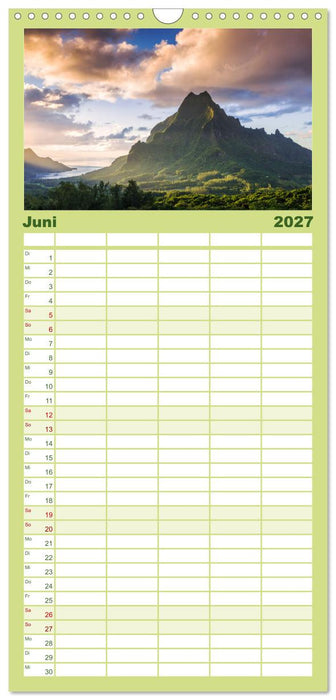 Magische Natur - Unsere schöne Welt (CALVENDO Familienplaner 2027)