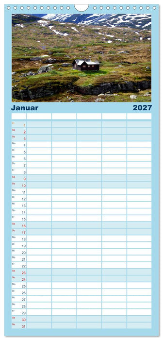 Norwegens Wilder Westen (CALVENDO Familienplaner 2027)
