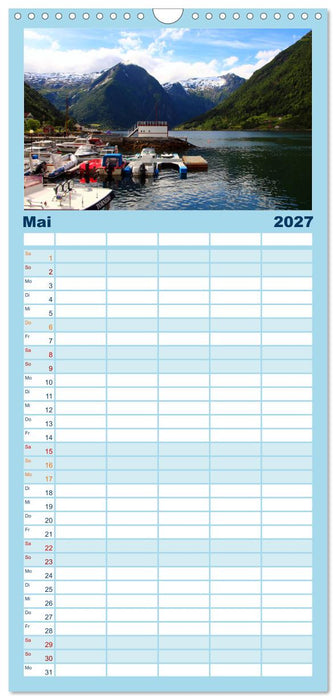 Norwegens Wilder Westen (CALVENDO Familienplaner 2027)