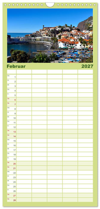 Erlebe mit mir Madeira (CALVENDO Familienplaner 2027)