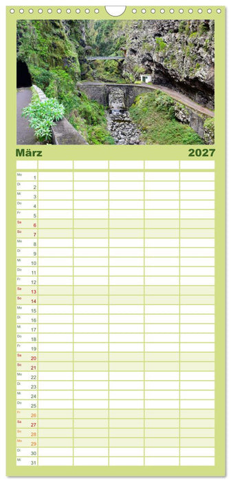 Erlebe mit mir Madeira (CALVENDO Familienplaner 2027)