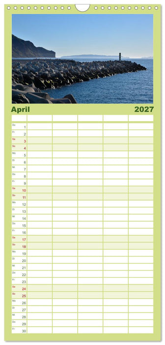 Erlebe mit mir Madeira (CALVENDO Familienplaner 2027)
