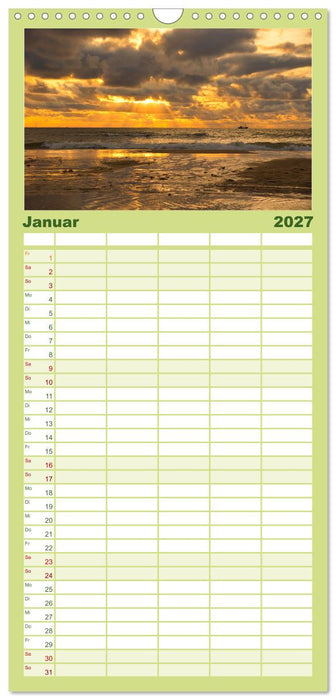 Streifzug durch Nordholland (CALVENDO Familienplaner 2027)