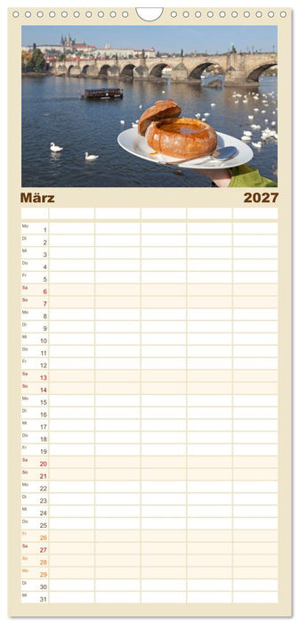 Goldenes Prag (CALVENDO Familienplaner 2027)
