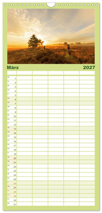 Naturparadies Pfälzerwald (CALVENDO Familienplaner 2027)