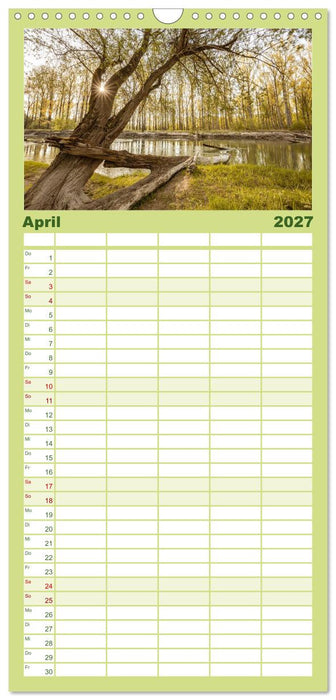 Naturparadies Pfälzerwald (CALVENDO Familienplaner 2027)