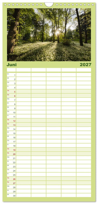 Naturparadies Pfälzerwald (CALVENDO Familienplaner 2027)