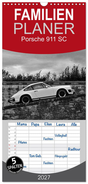 Porsche 911 SC (CALVENDO Familienplaner 2027)
