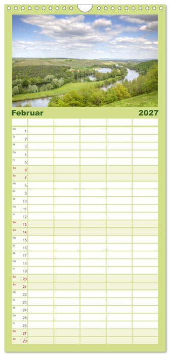 Natur pur - Volkach am Main (CALVENDO Familienplaner 2027)
