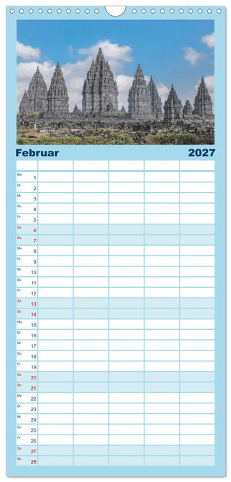 Indonesien - Ein atemberaubender Inselstaat. (CALVENDO Familienplaner 2027)