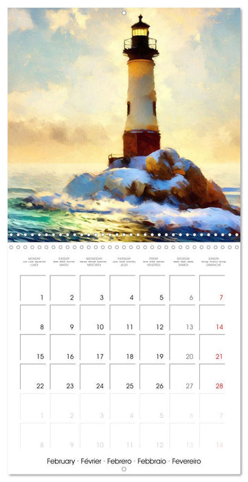 Fantasy lighthouses (CALVENDO Monthly Calendar 2027)