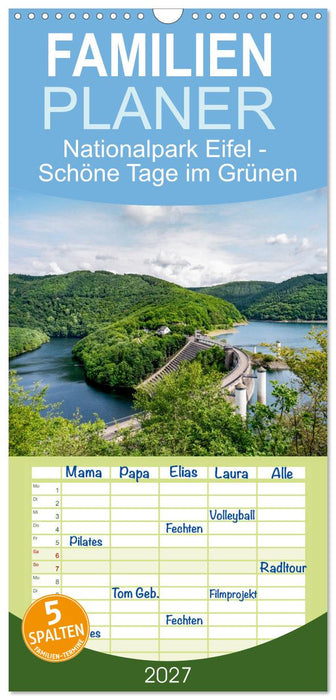 Nationalpark Eifel - Schöne Tage im Grünen (CALVENDO Familienplaner 2027)