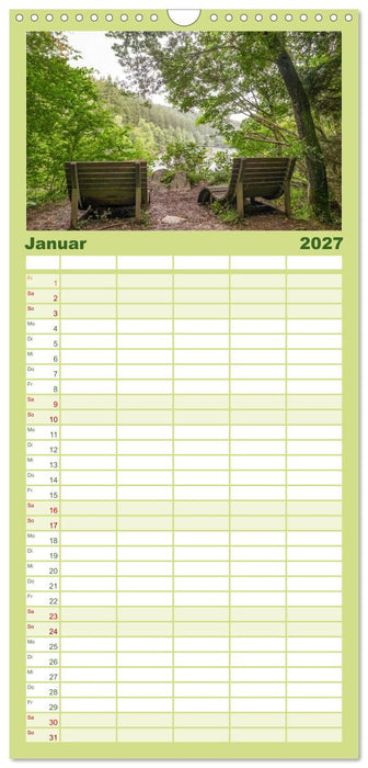 Nationalpark Eifel - Schöne Tage im Grünen (CALVENDO Familienplaner 2027)