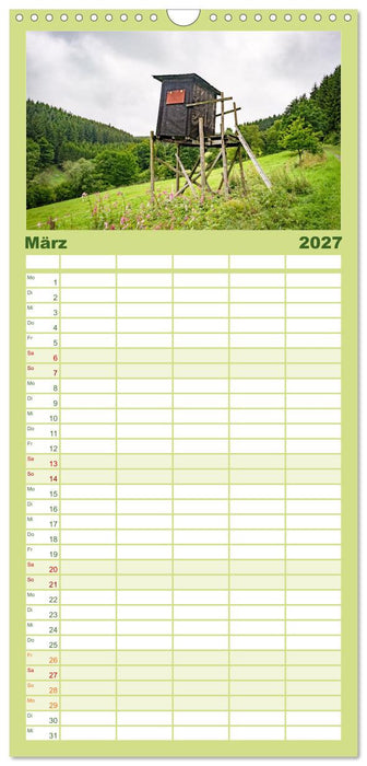 Nationalpark Eifel - Schöne Tage im Grünen (CALVENDO Familienplaner 2027)