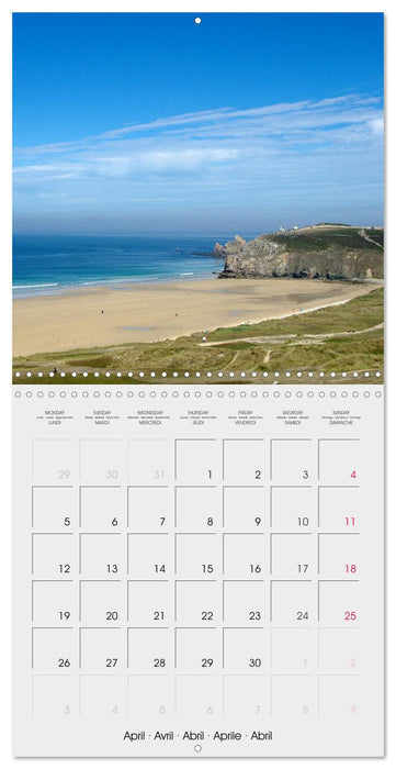 Balade en Finistère (CALVENDO Calendrier mensuel 2027)
