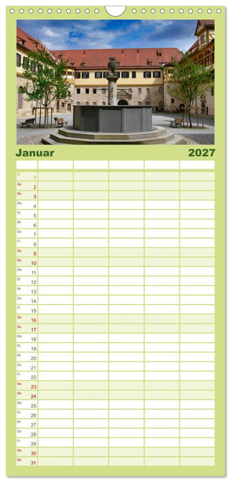 Tübingen im Fokus (CALVENDO Familienplaner 2027)