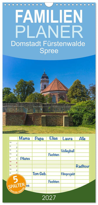 Domstadt Fürstenwalde Spree (CALVENDO Familienplaner 2027)