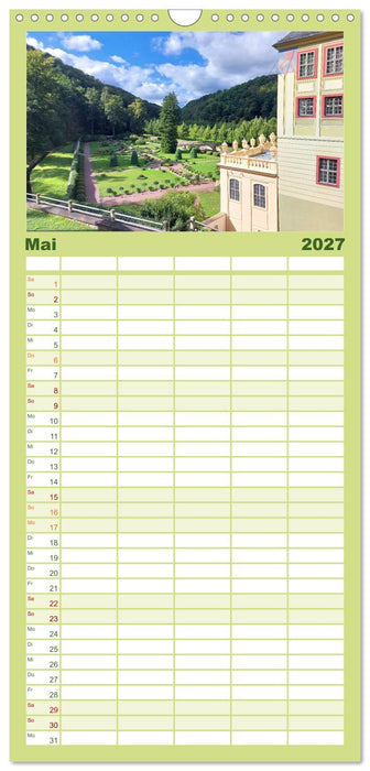 Moritzburg, Weesenstein, Muskau - Drei schöne sächsische Schlösser (CALVENDO Familienplaner 2027)