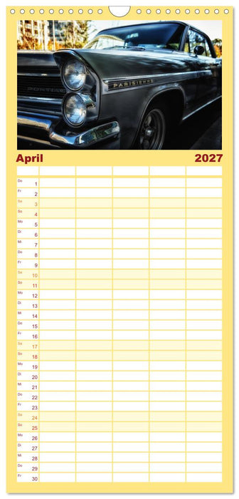 Retro Cars (CALVENDO Familienplaner 2027)