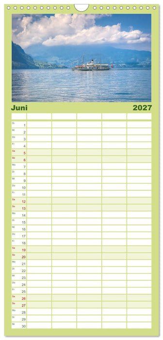 Vierwaldstättersee (CALVENDO Familienplaner 2027)