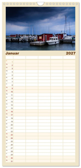 Finnlands raue Schönheit (CALVENDO Familienplaner 2027)