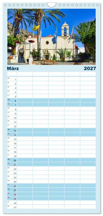 Kretas malerischer Osten (CALVENDO Familienplaner 2027)