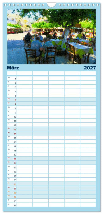 Kreta - Malerische Insel Griechenlands (CALVENDO Familienplaner 2027)