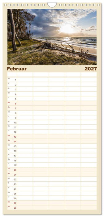 OSTSEEKÜSTE Sehnsuchtsorte in Mecklenburg-Vorpommern (CALVENDO Familienplaner 2027)