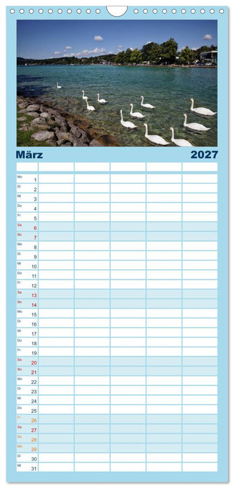 Salzkammergut - Die schönsten Seen Oberösterreichs (CALVENDO Familienplaner 2027)